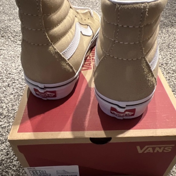 Womens size 8 / men’s size 6.5 taupe vans NEW - Picture 4 of 7